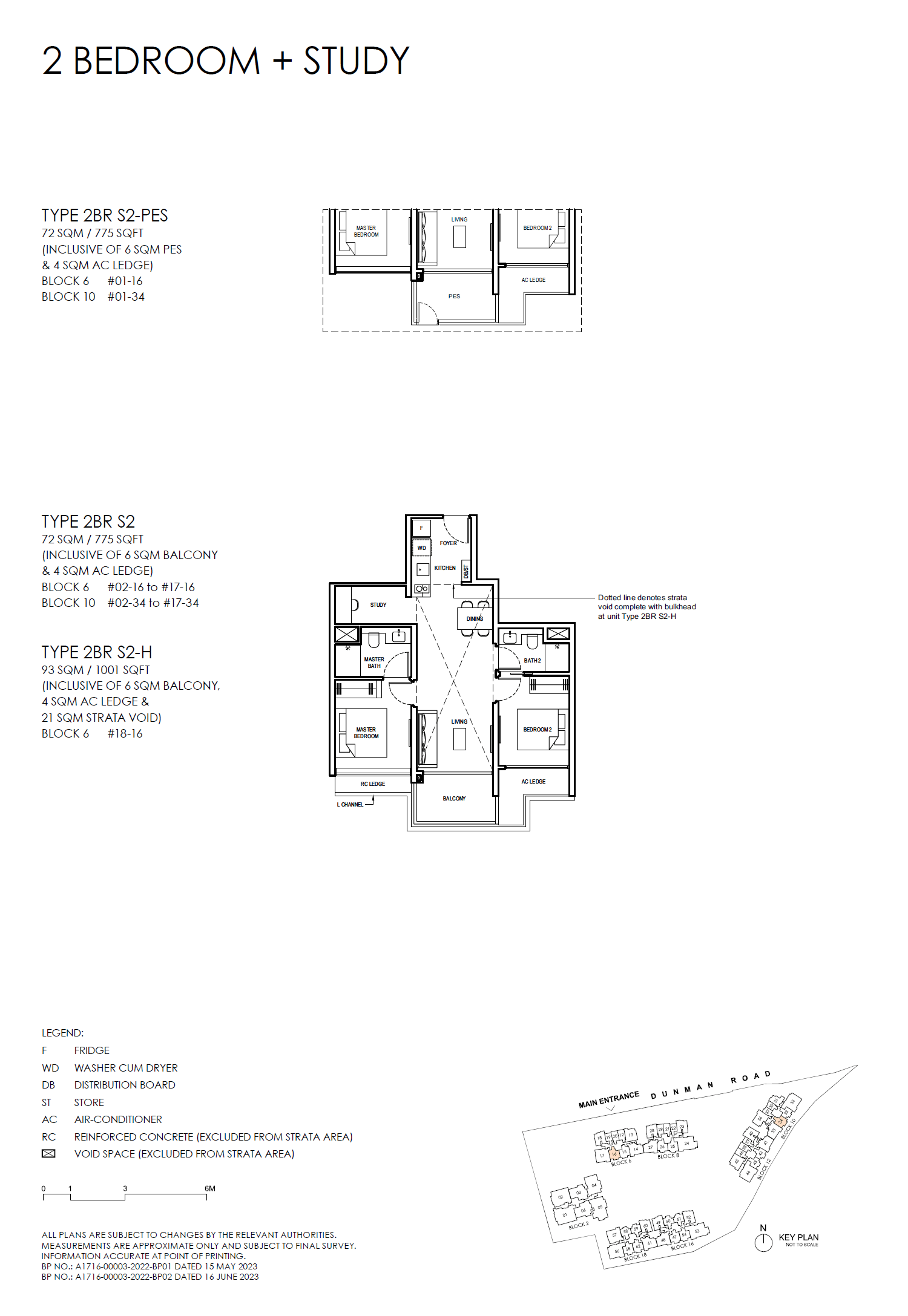 2BR S2 floor plan